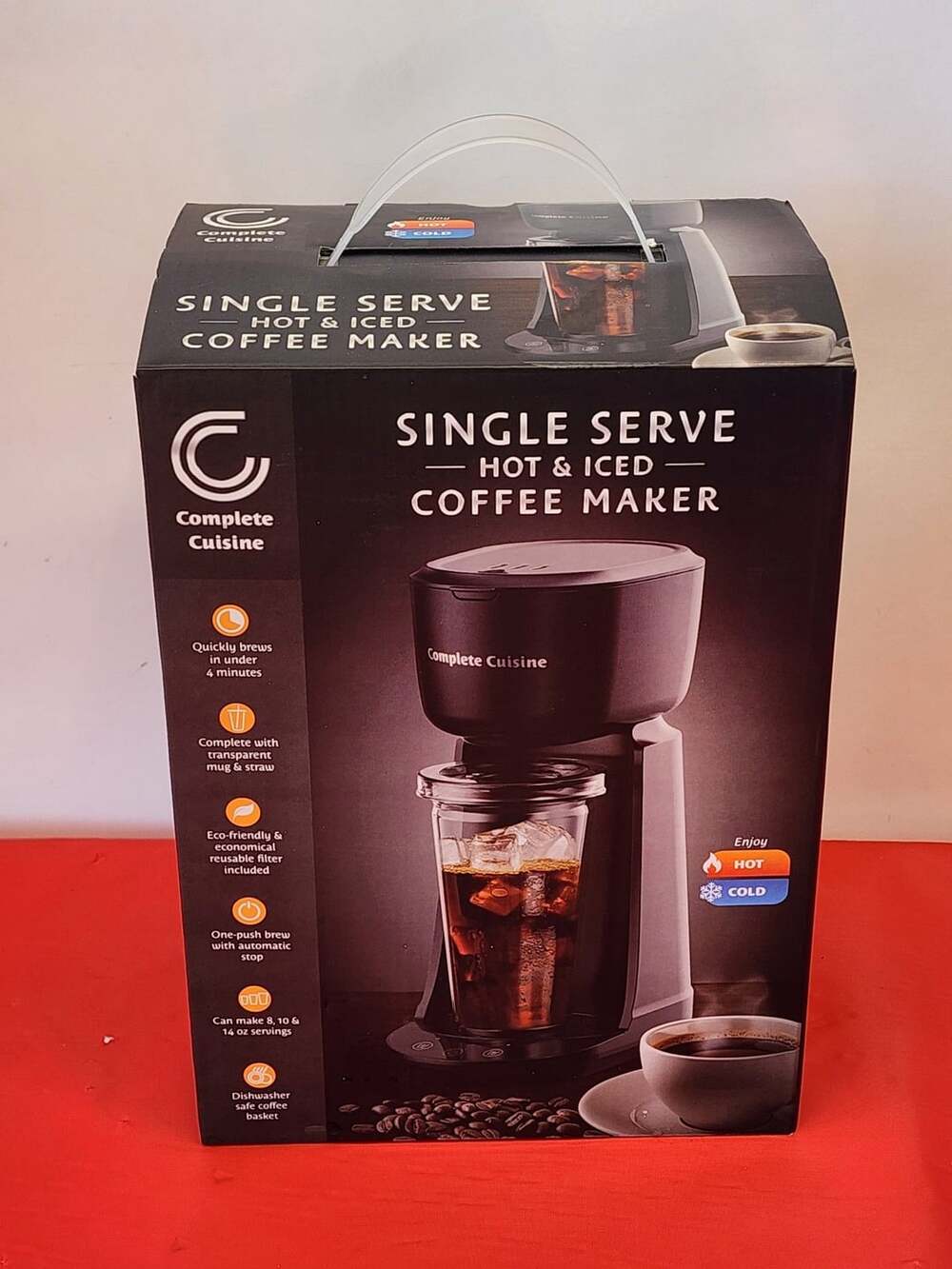 Complete Cuisine Single Serve Hot & Iced Coffee Maker